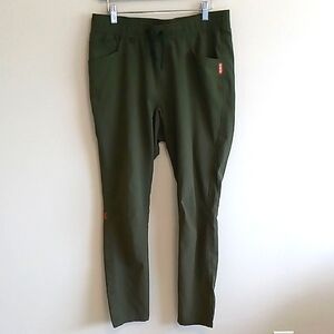 KETL Mountain Vent Lightweight Pants Elastic Waist Size Medium 32" Army Green